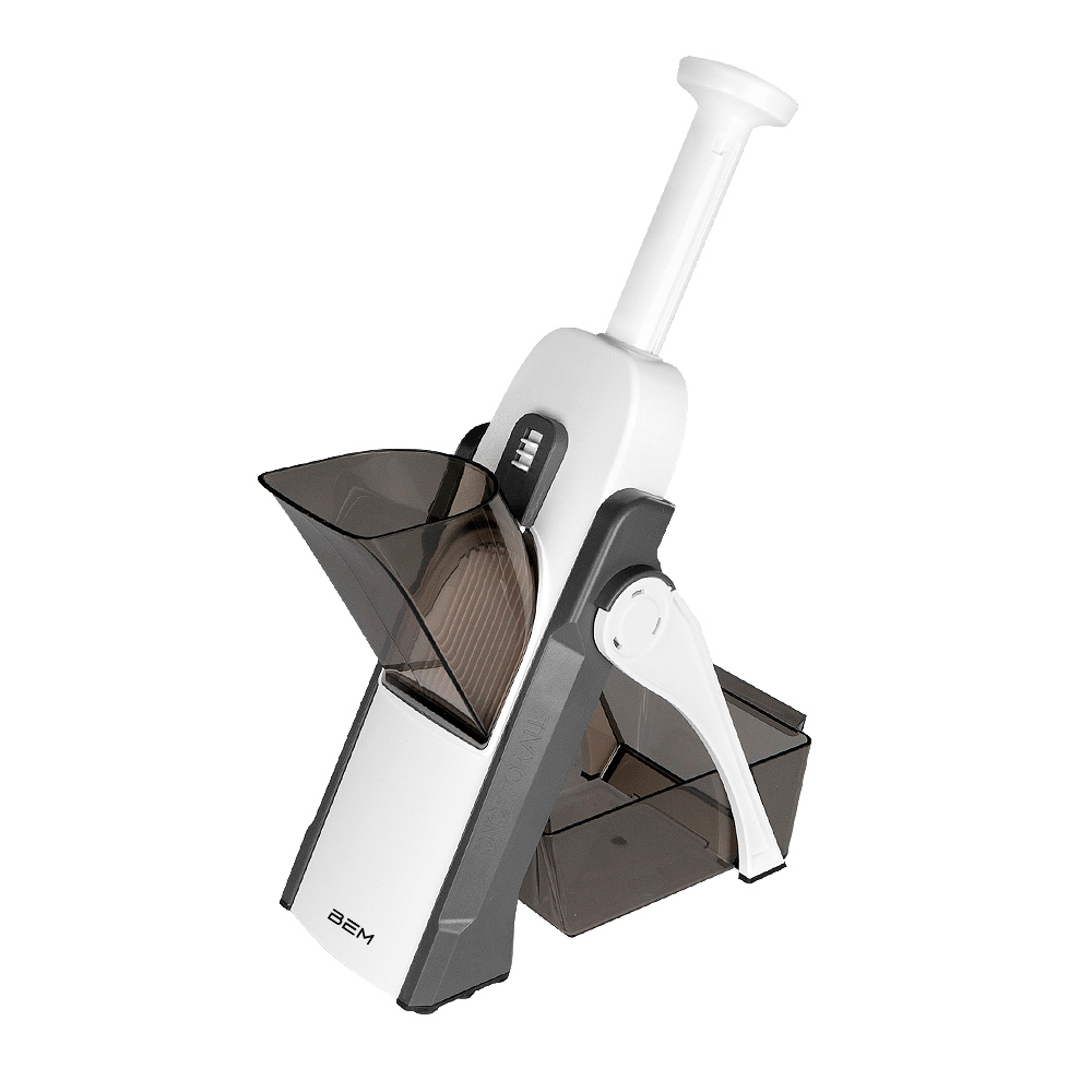 B-Ware BEM Multifunktionaler handbetriebener Gemüseschneider mit Fingerschutz