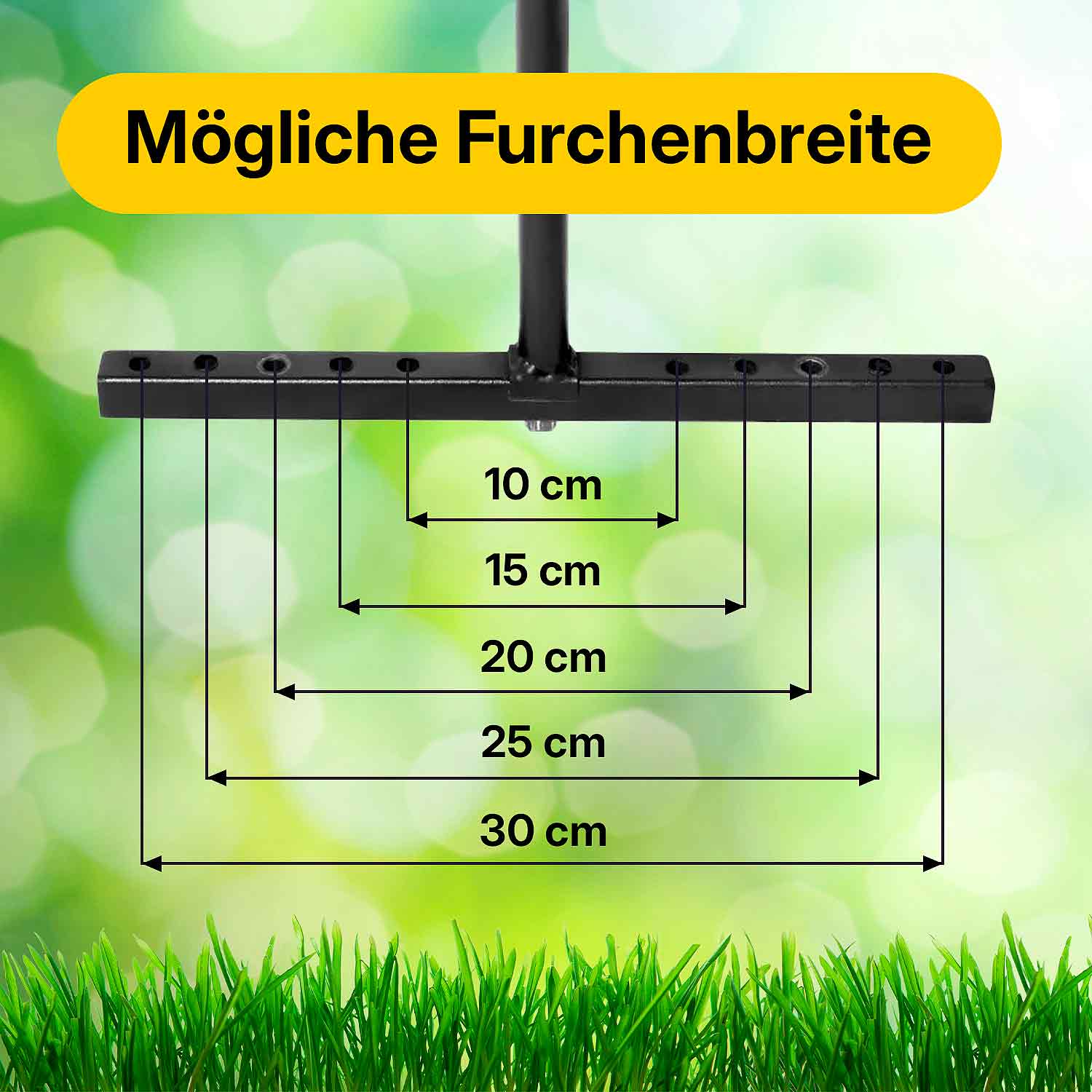 TORNADICA Garten Doppel-Häufler